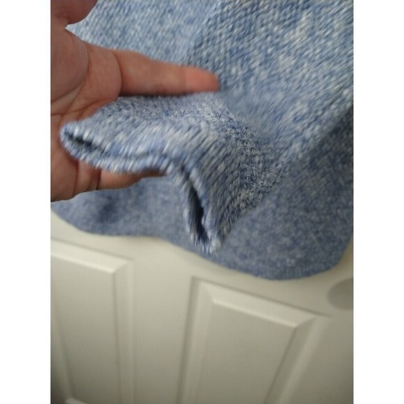 Fat Face Blue Heather Crew Neck Pullover Sweater. Size 10 - Picture 7 of 10